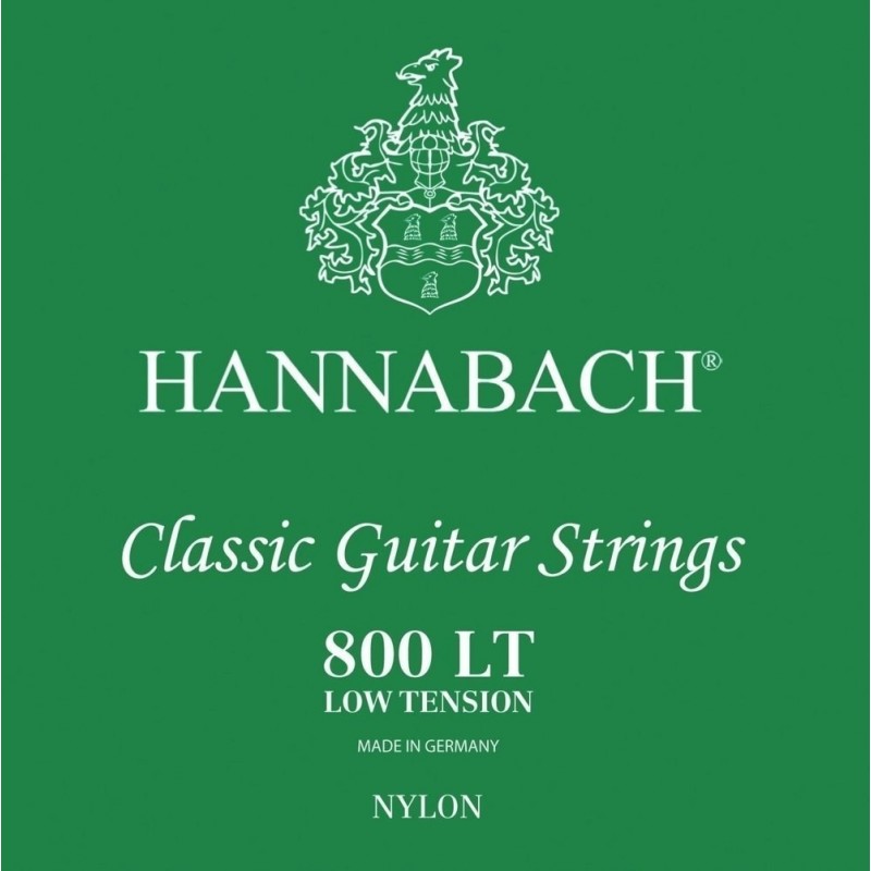 Hannabach 7164796 Struny do gitary klasycznej Serie 800 Low tension Posrebrzany
